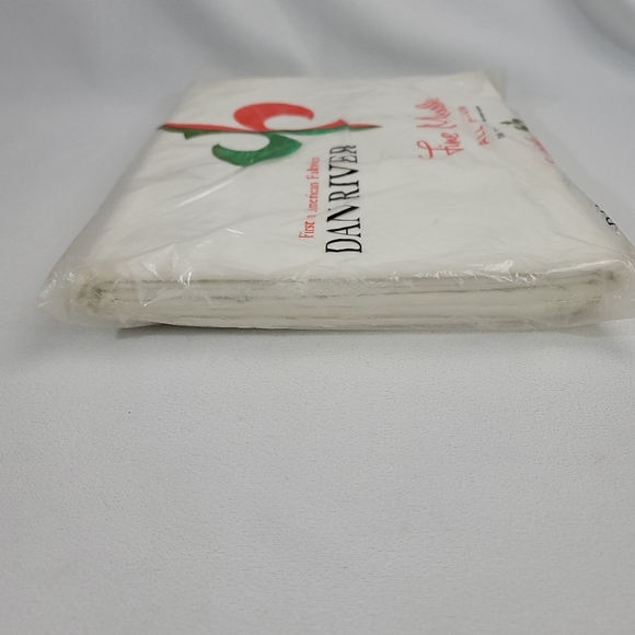 Vtg Dan River Fine Muslin All Cotton Sheet 81x99 - Picture 6 of 13